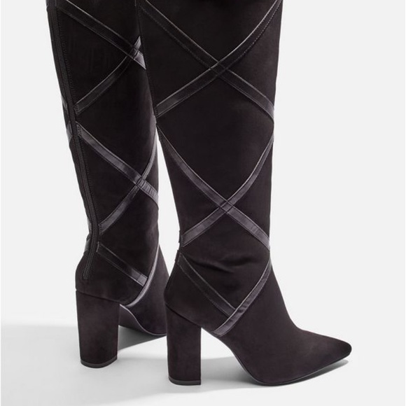 JustFab Heeled Boots (Size 7) - Picture 1 of 6